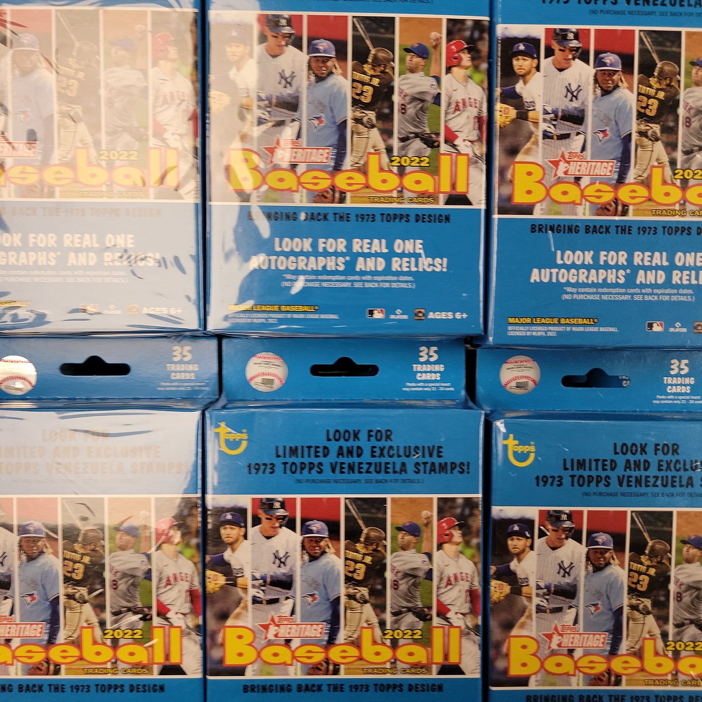 2022 Topps Heritage Baseball Hanger Box