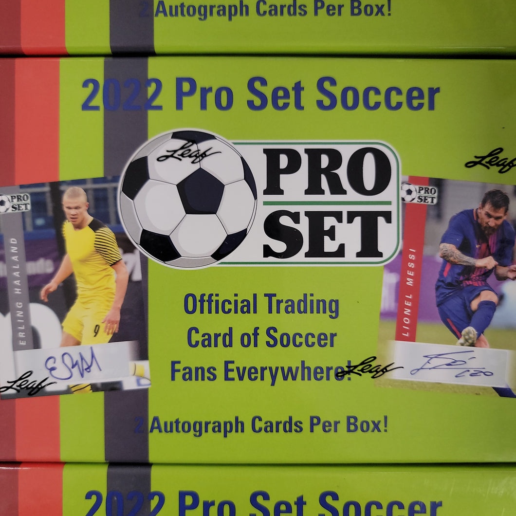 2022 Leaf Pro Set Soccer Box