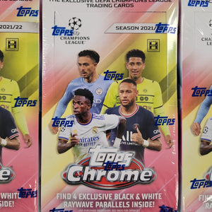 2021-22 Topps Chrome UEFA Champions League Soccer Lite Box
