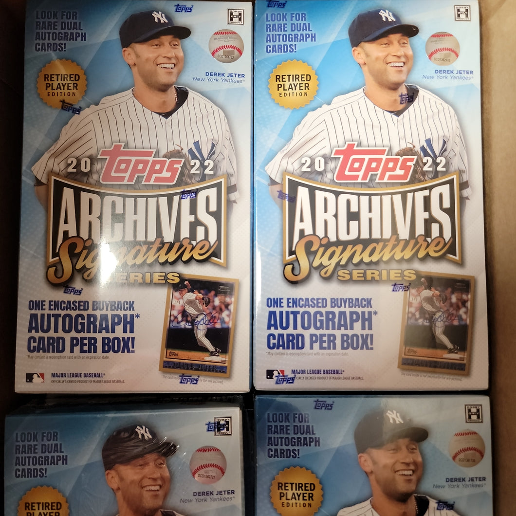 2022 Topps Archives Signature Series Retired Box
