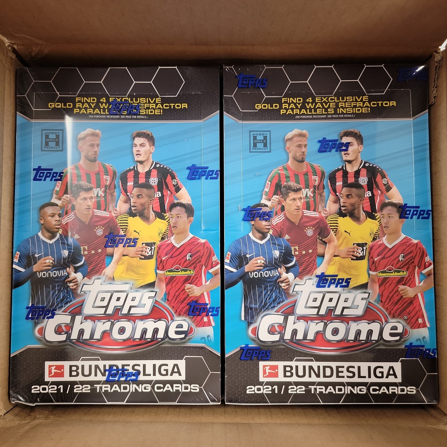 2021-22 Topps Chrome Bundesliga Soccer Lite Box