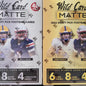 2022 Wild Card Matte Football Box