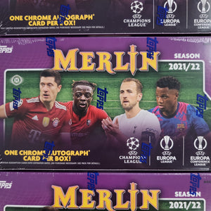 2021-22 Topps Merlin Chrome Soccer Hobby Box