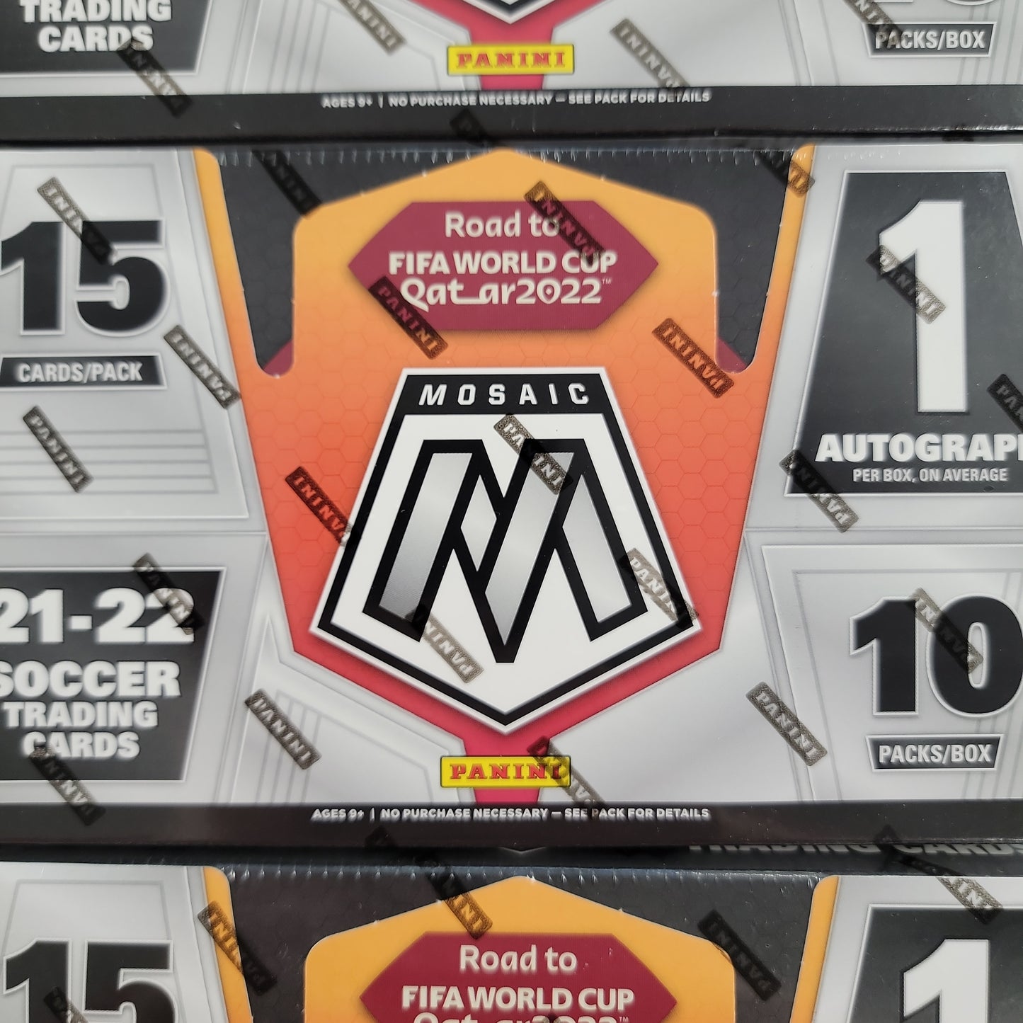2021-22 Panini Mosaic Road To The FIFA World Cup Qatar Soccer Hobby Box