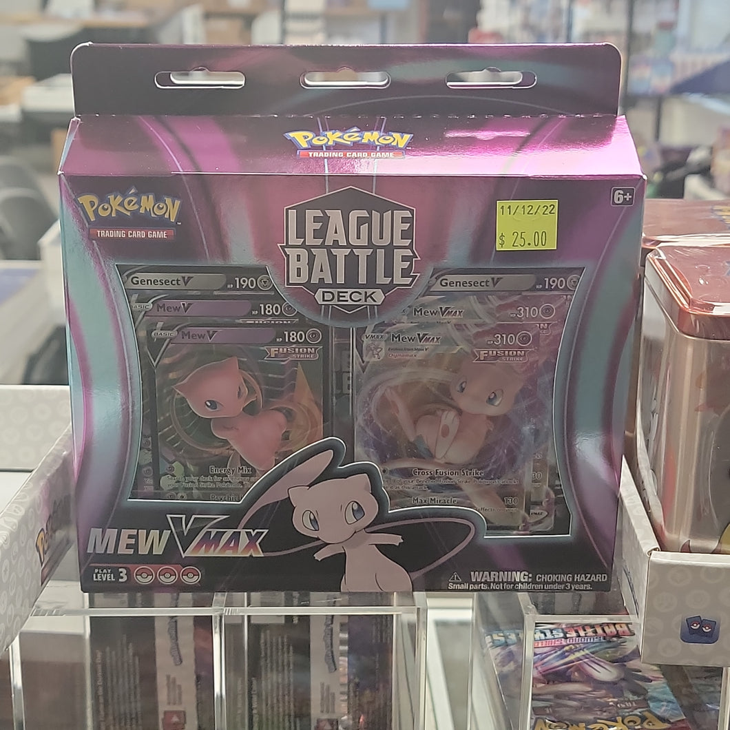Pokemon V League Mew Vmax Battle Deck