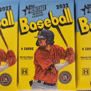 2022 Topps Heritage Minor League Baseball Hobby Pack