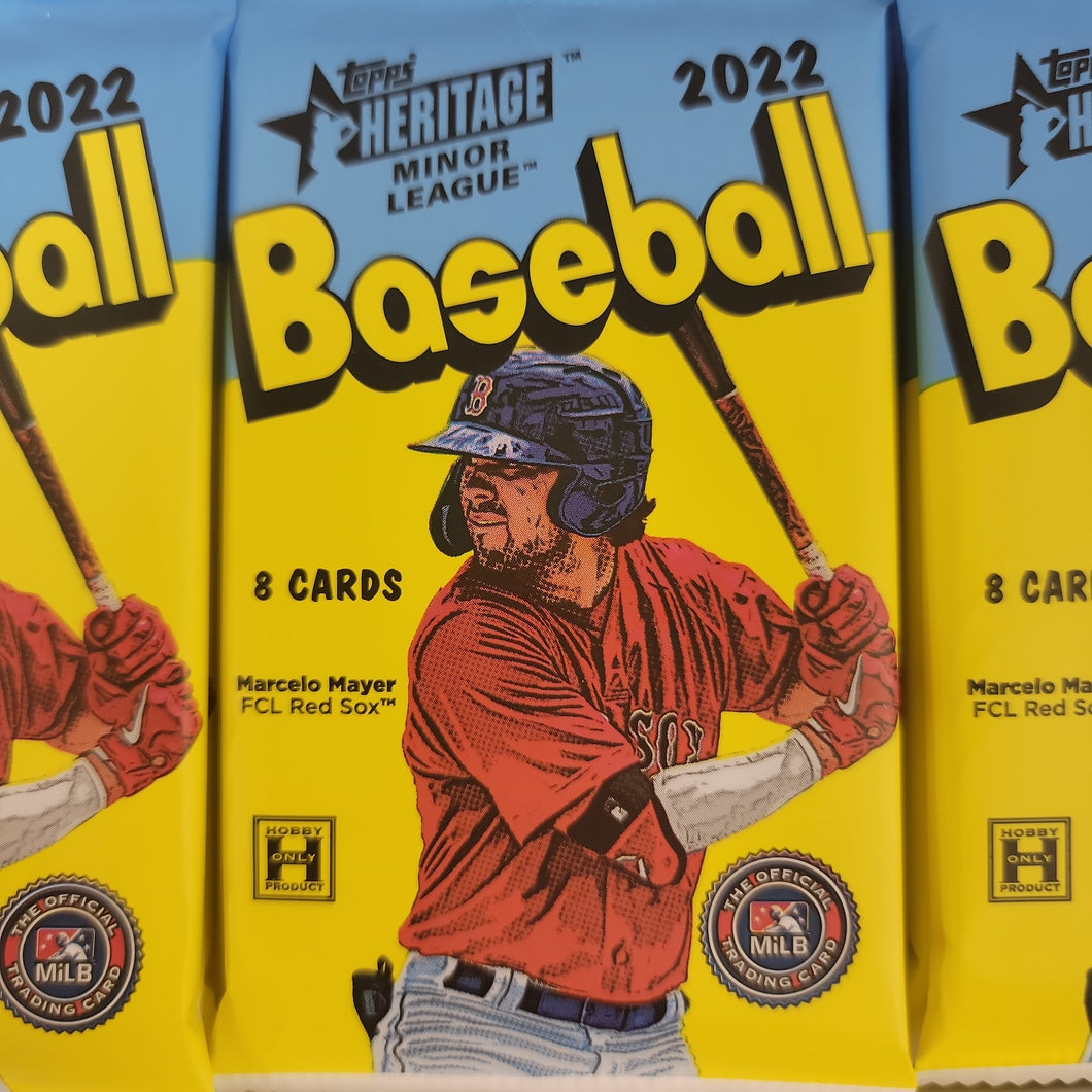 2022 Topps Heritage Minor League Baseball Hobby Pack