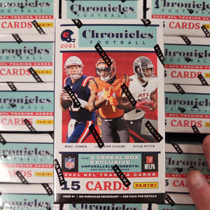 2021 Chronicles Football Cereal Box
