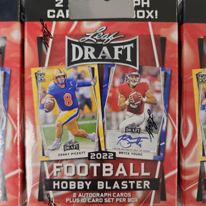 2022 Leaf Draft Football Blaster Box