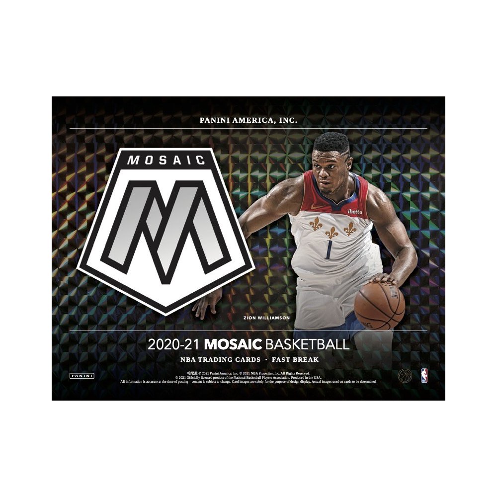 2020-21 Panini Mosaic Basketball Fast Brk Box
