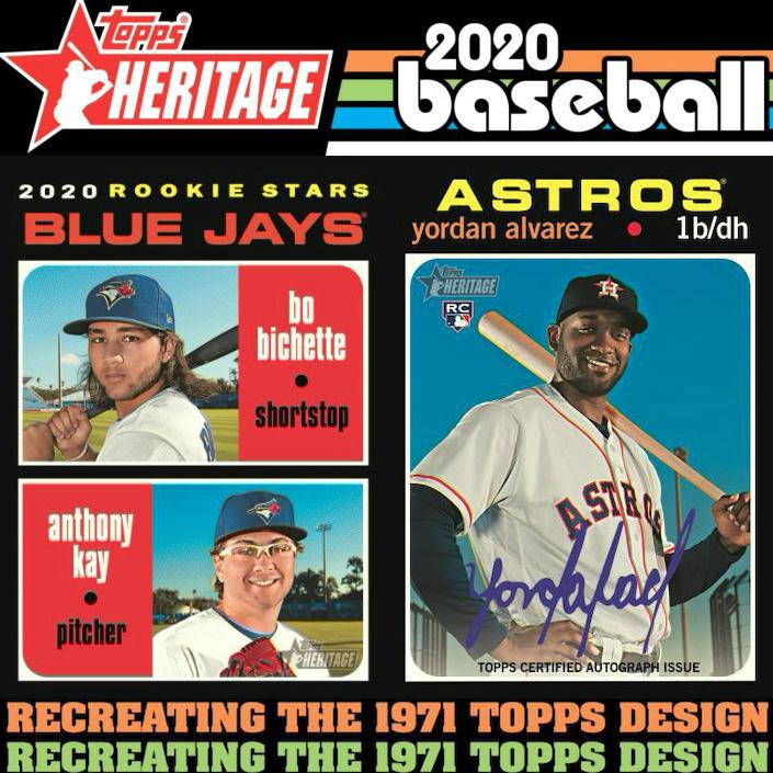 2020 Topps Heritage Hobby Box