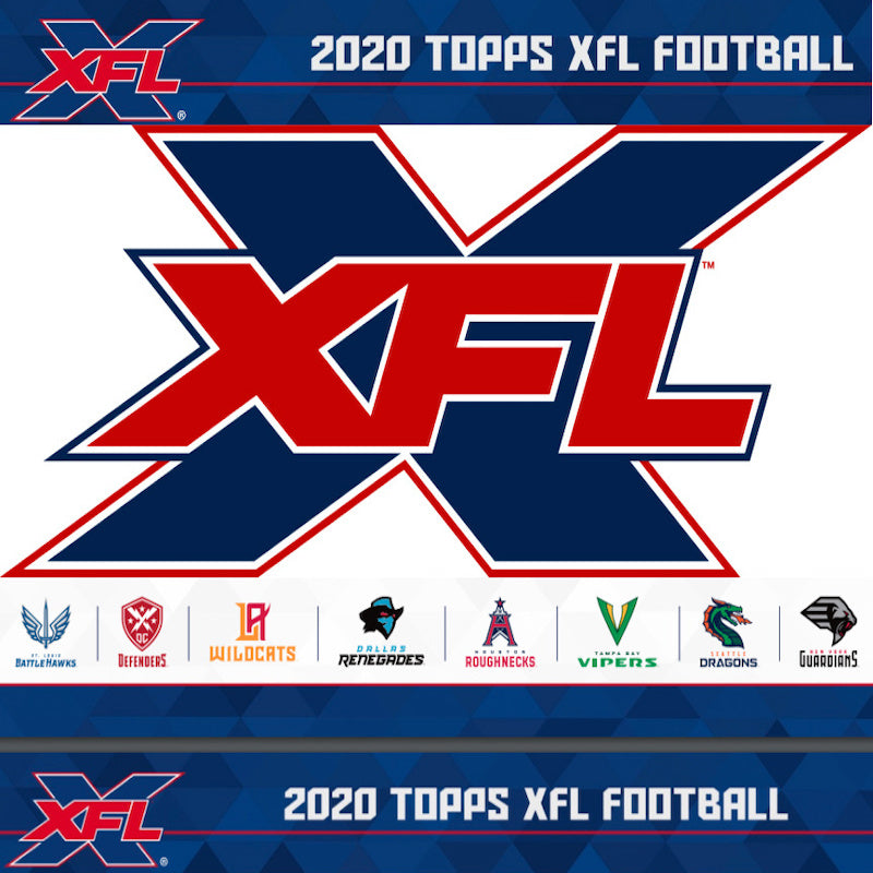 2020 Topps XFL Football Hobby Box