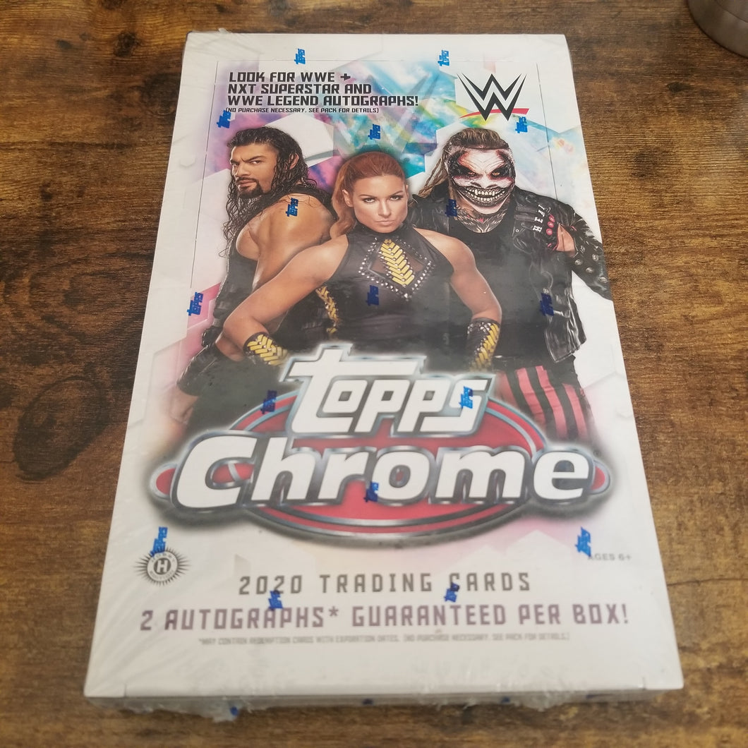 2020 Topps Chrome WWE Hobby Box