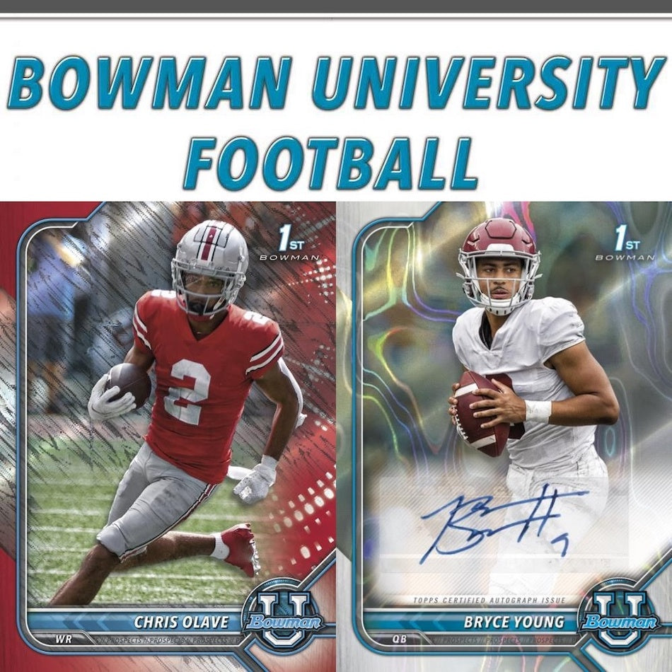 2021 Bowman University Football Hobby Box