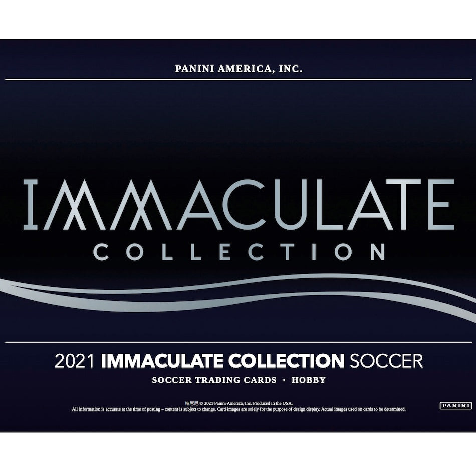 2021 Panini Immaculate Collection Soccer Hobby Box