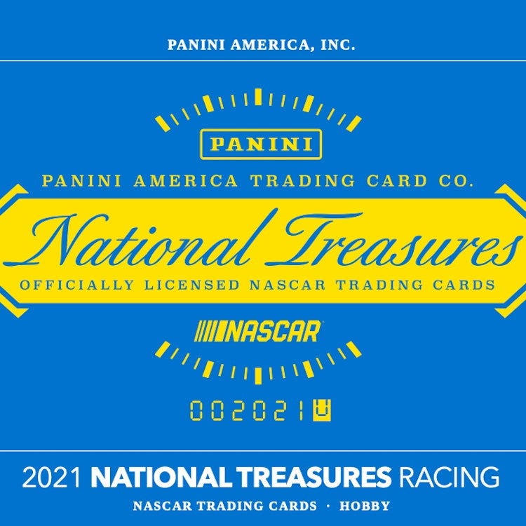 2021 Panini National Treasures Racing Hobby Case
