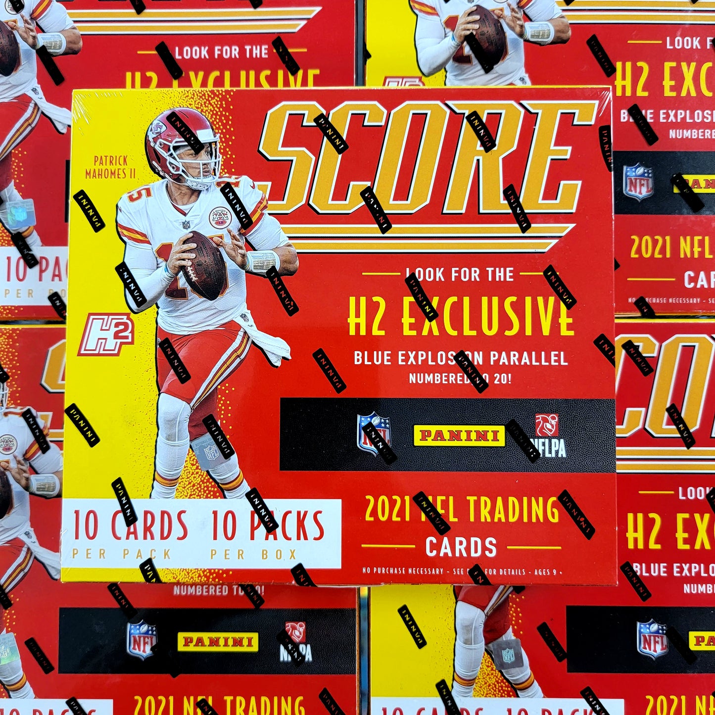 2021 Panini Score Football Hybrid H2 Box