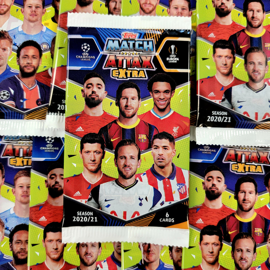2020-21 Topps Match Attax eXtra Display Booster Pack