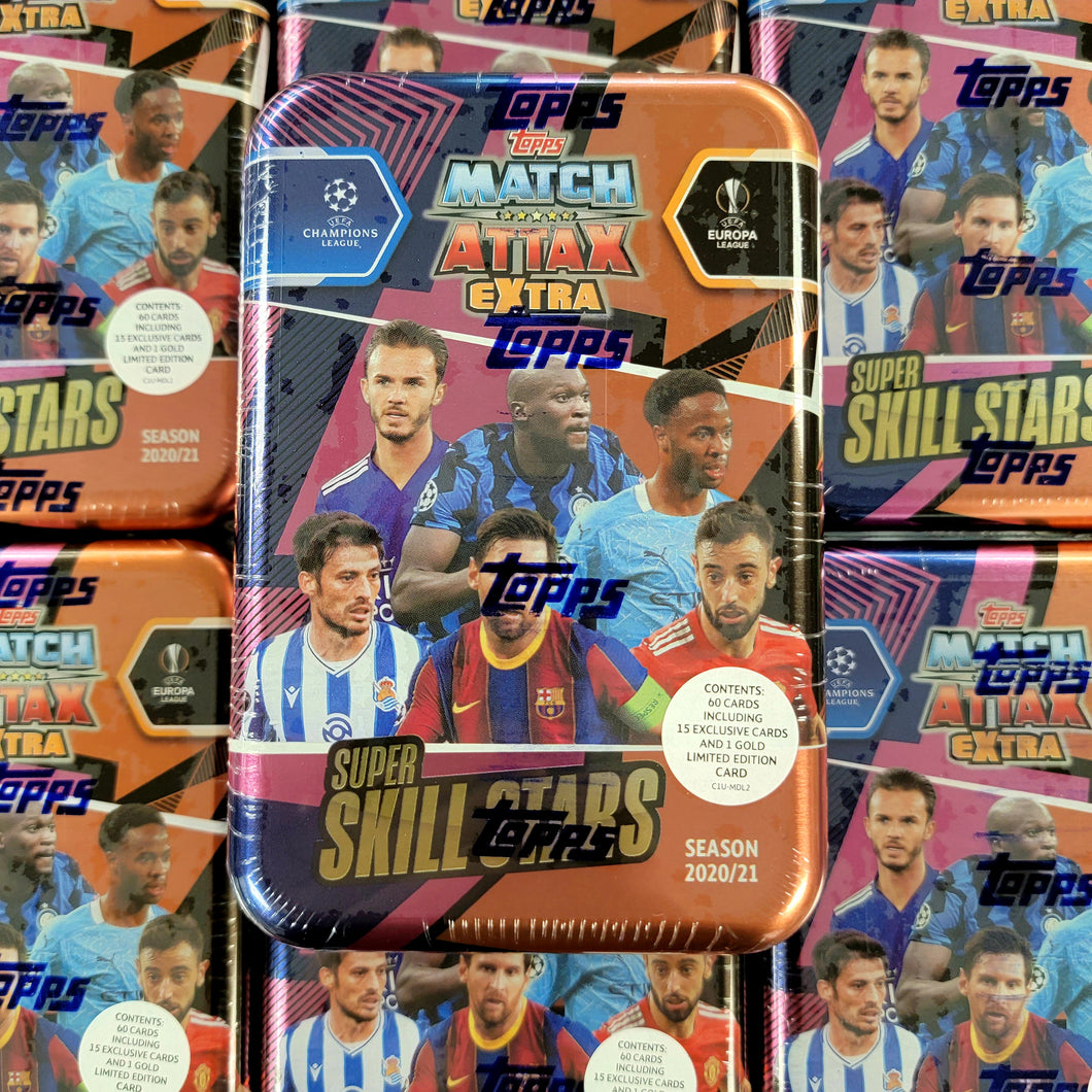 2020-21 Topps Match Attax eXtra Super Skill Stars Tin