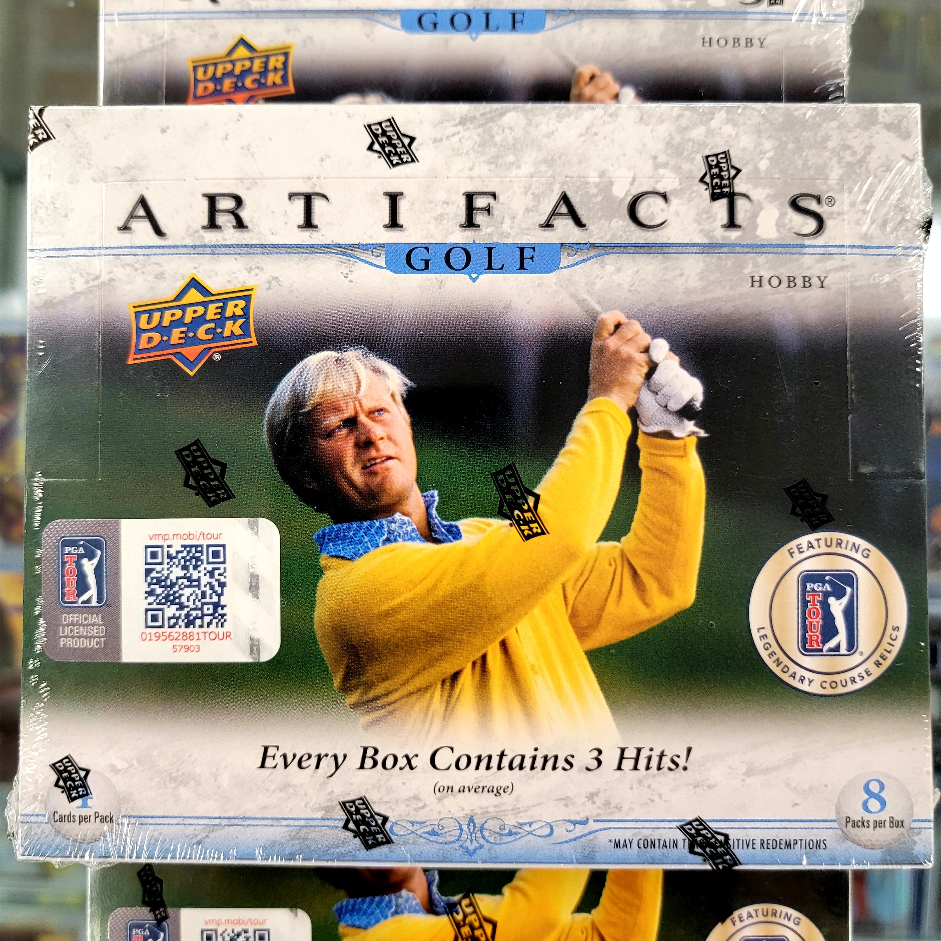 新品 2021 Upper Deck Artifacts Golf Box 2021 UPPER DECK ARTIFACTS GOLF HOBBY BOX - Breakaway Sports