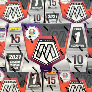 2020-21 Panini Mosaic UEFA Euro Soccer Hobby Box
