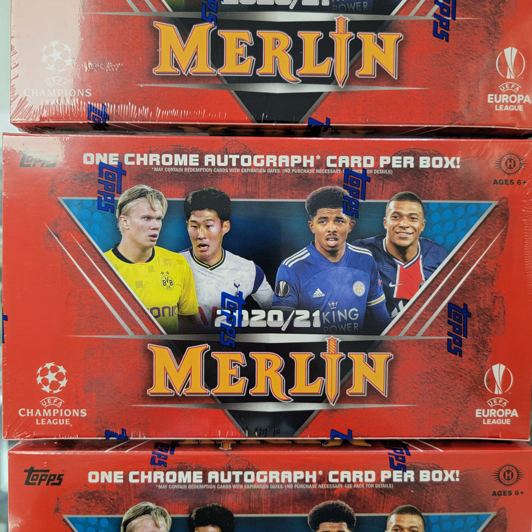 2020-21 Topps Merlin Chrome Soccer Hobby Box