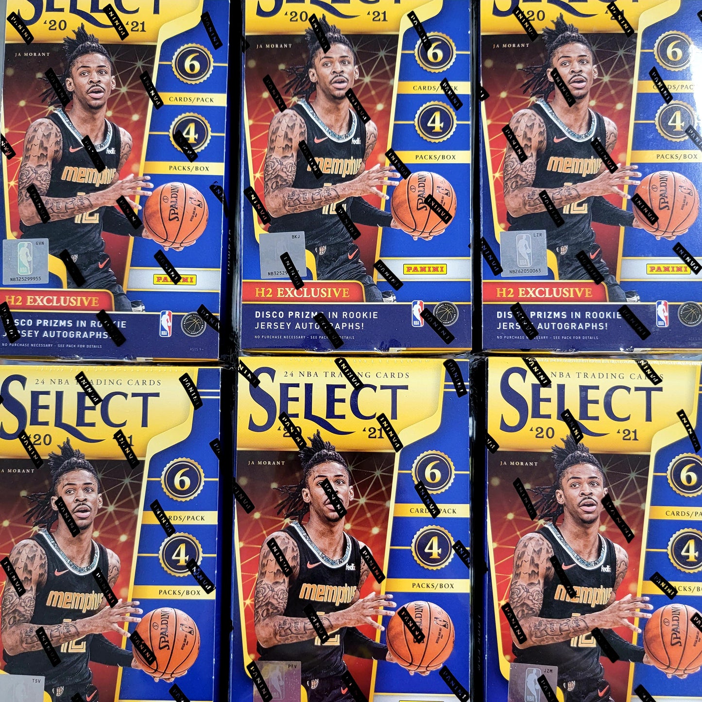 2020-21 Panini Select H2 Basketball Box