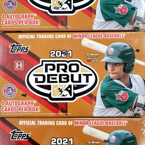 2021 Topps Pro Debut Baseball Hobby Box
