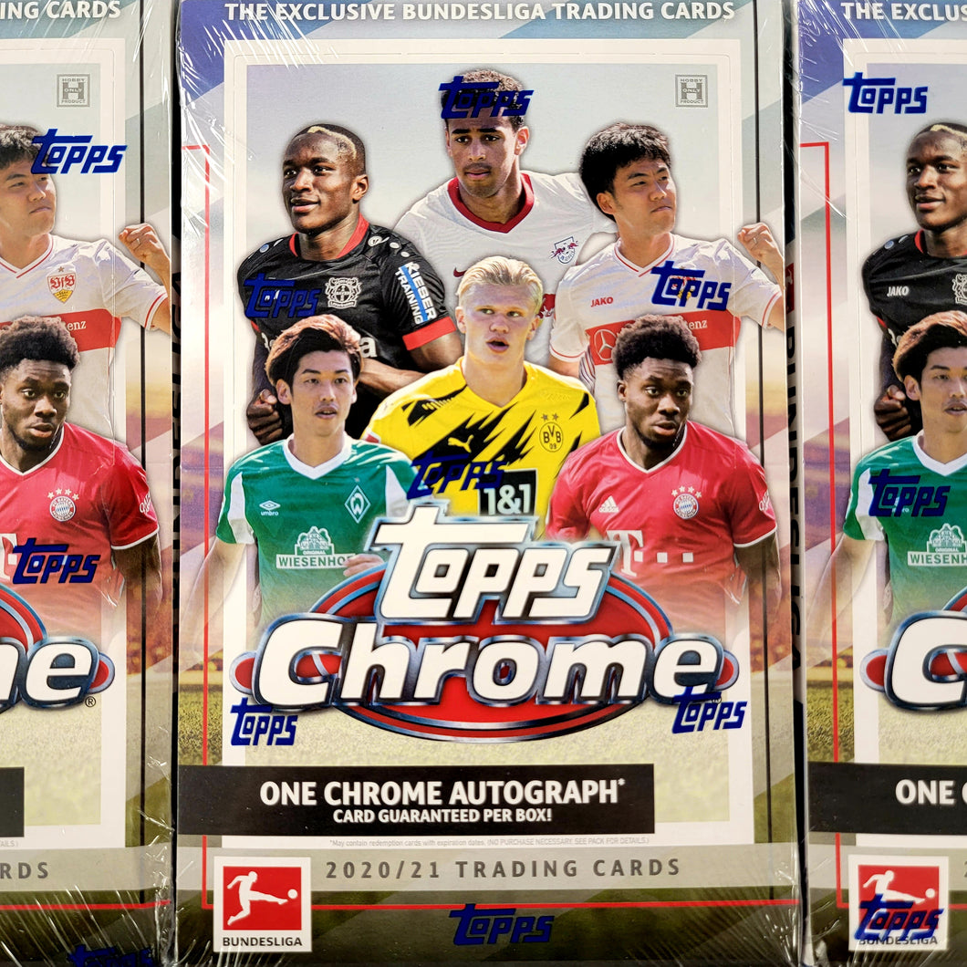 2020-21 Topps Chrome Bundesliga Soccer Hobby  The Adventure Begins - The  Adventure Begins