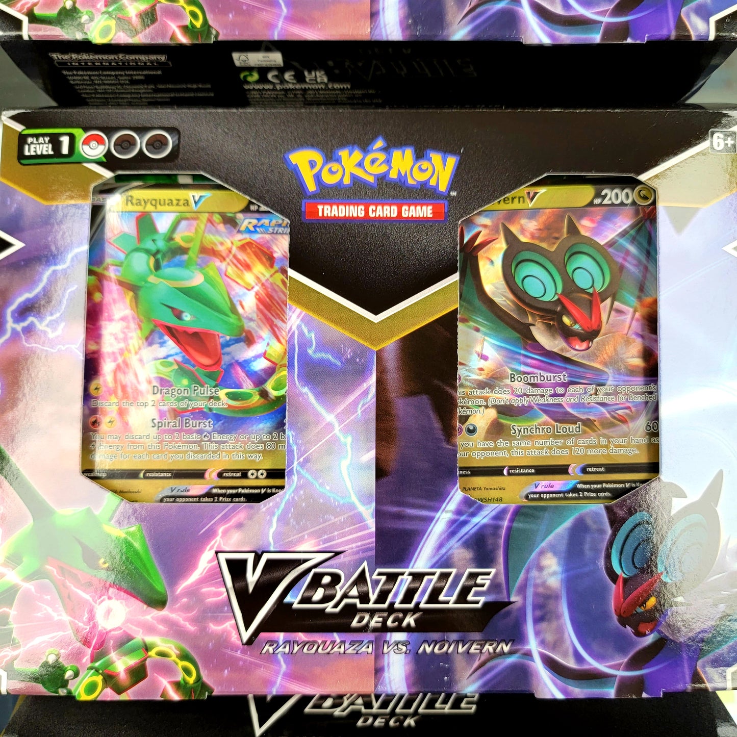 Pokémon Sword & Shield V-Battle Rayquaza vs Noivern Deck