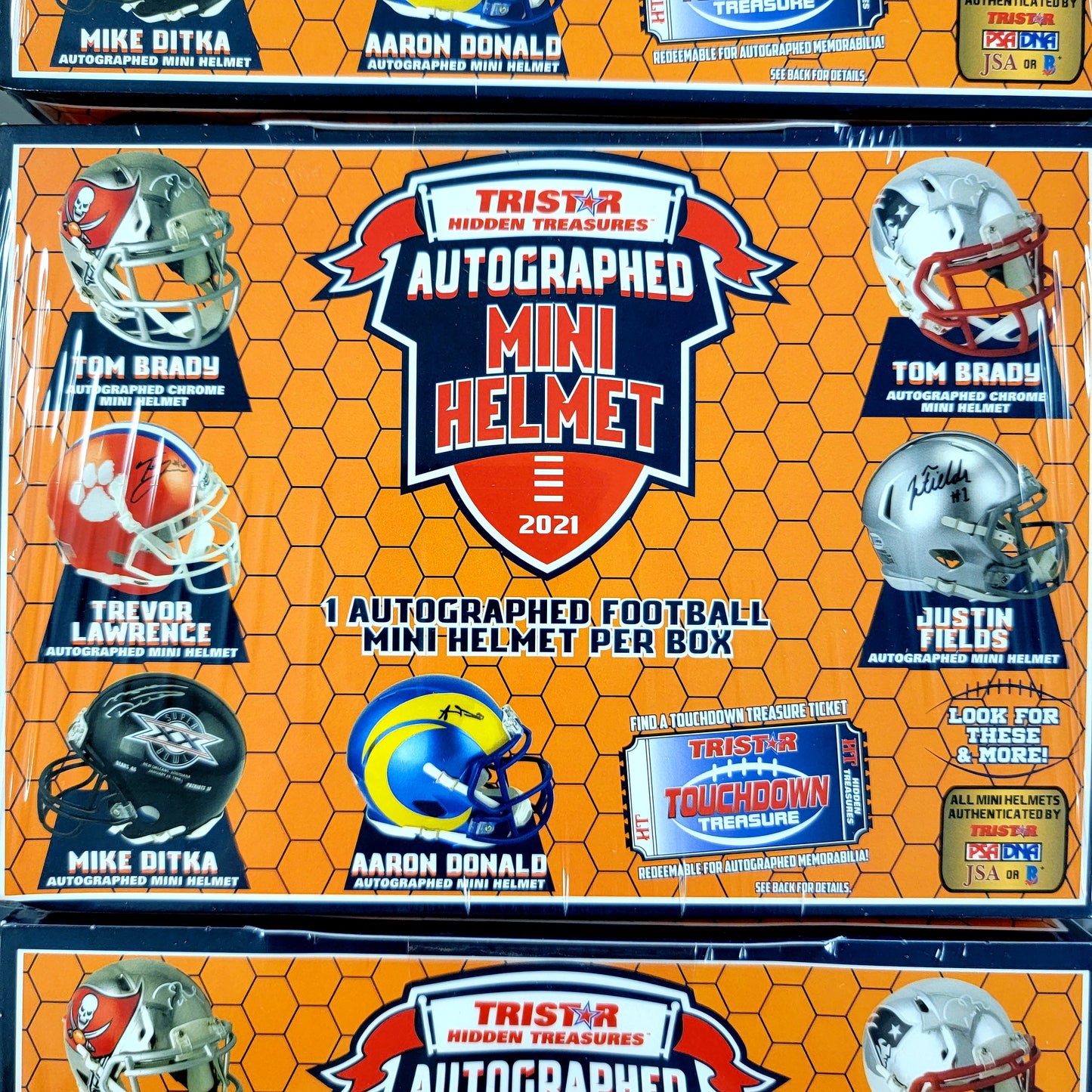 2021 TriStar Hidden Treasures Mini-Helmet Series 2 Box