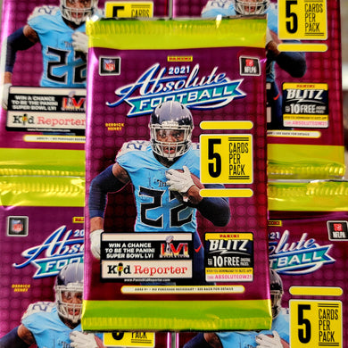 2021 Absolute Football Gravity Feed Pack