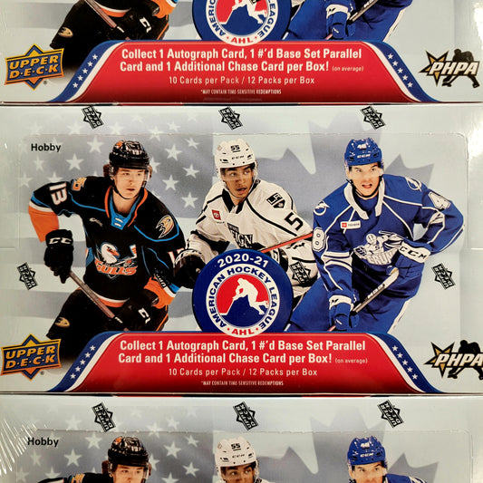 2020-21 Upper Deck AHL Hockey Hobby Box