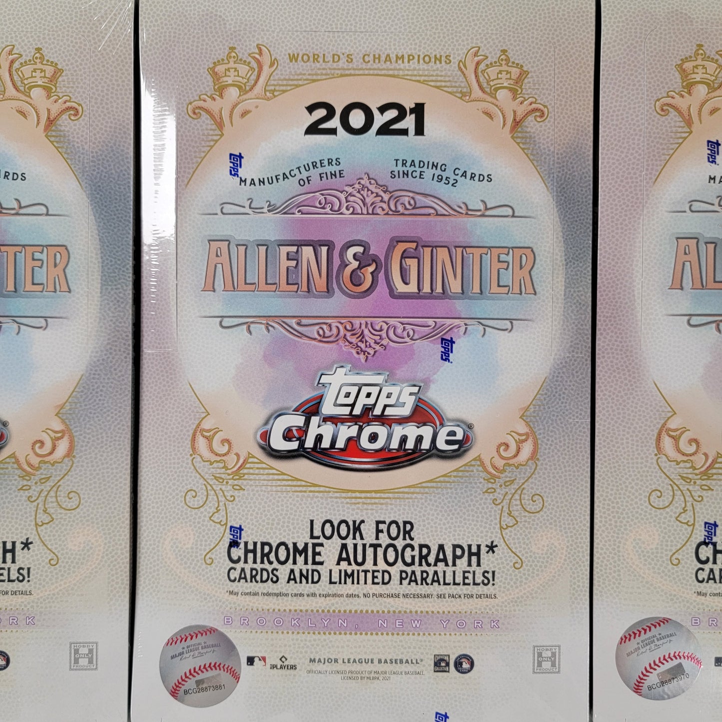 2021 Topps Allen & Ginter Chrome Baseball Hobby Box