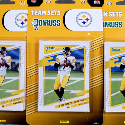 2021 Panini Donruss Football Pittsburgh Steelers Team Set