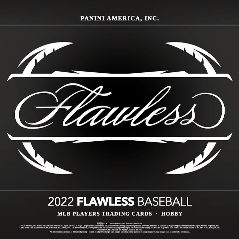 2022 Panini Flawless Baseball Hobby 2 Box Case