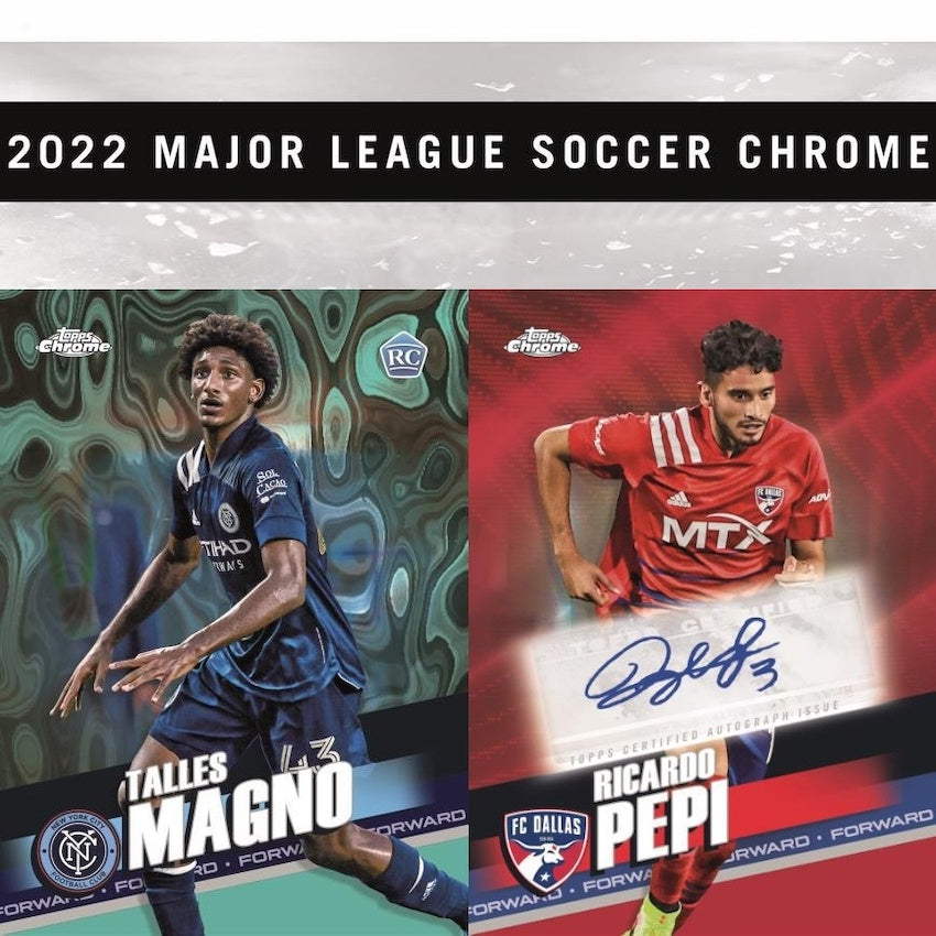 2022 Topps Chrome MLS Soccer Hobby Box – SCJ