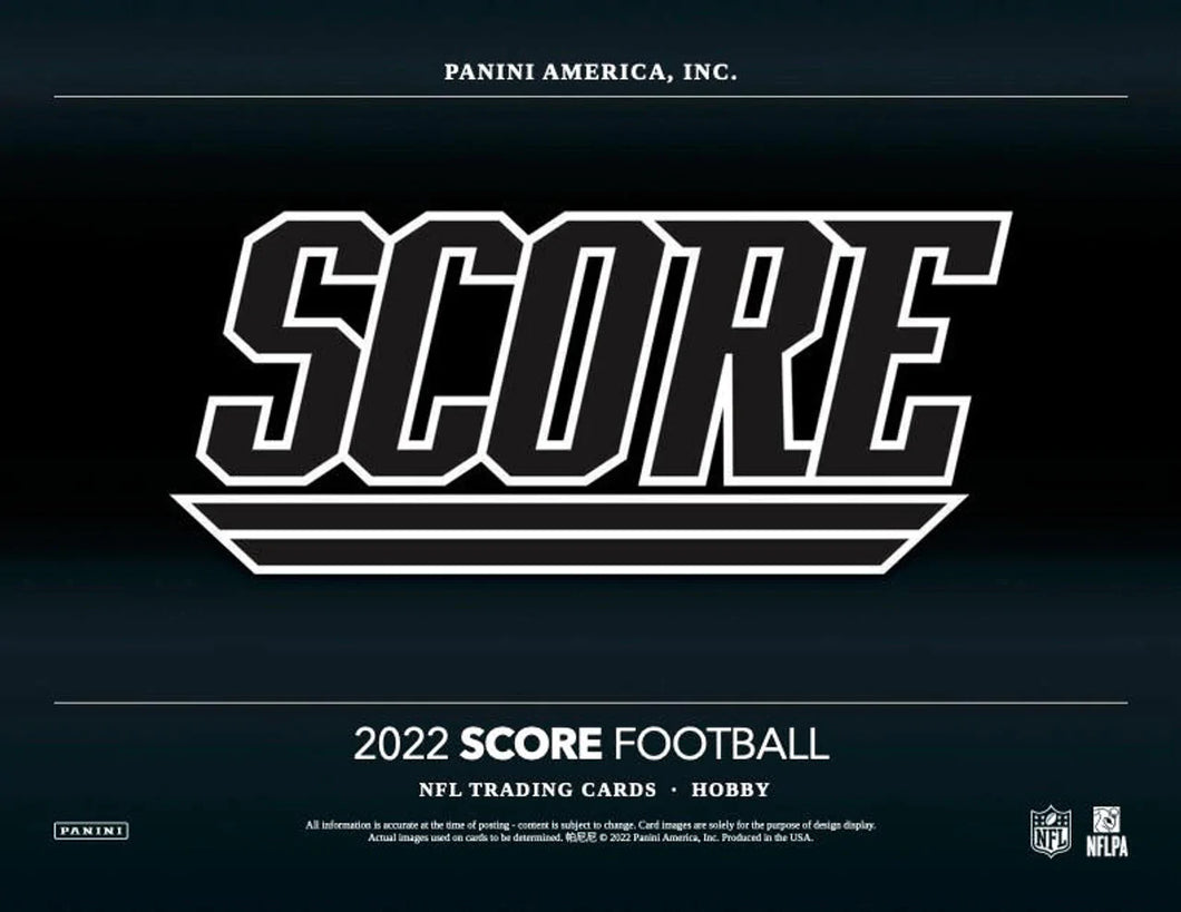 2022 Panini Score Football Retail Box