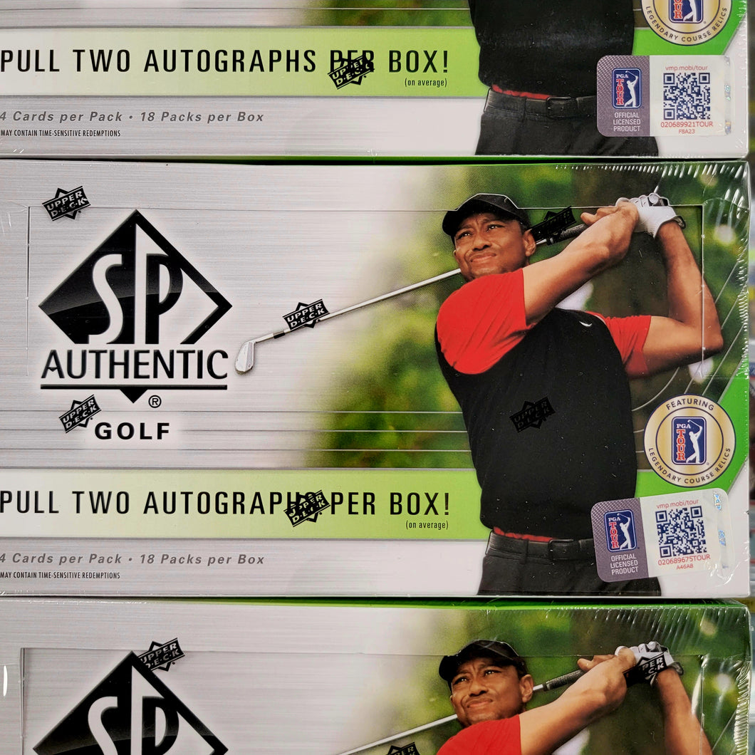 2022 Upper Deck SP Authentic Golf Hobby Box
