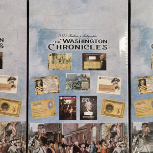 2022 Historic Autographs Washington Chronucles Hobby Box