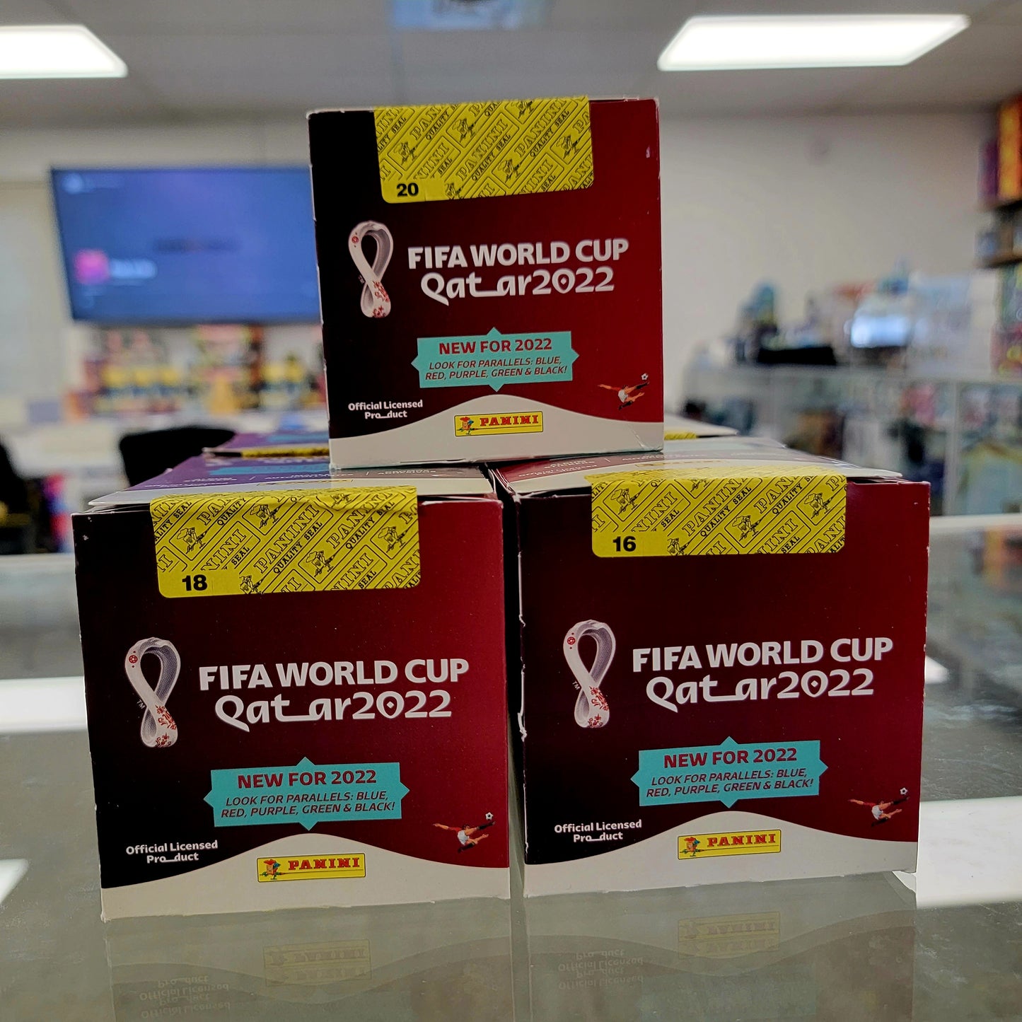 2022 Panini World Cup Sticker 50 Pack Box