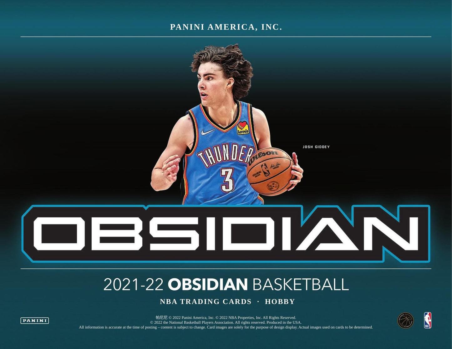 2021-22 Panini Obsidian Basketball Hobby Box