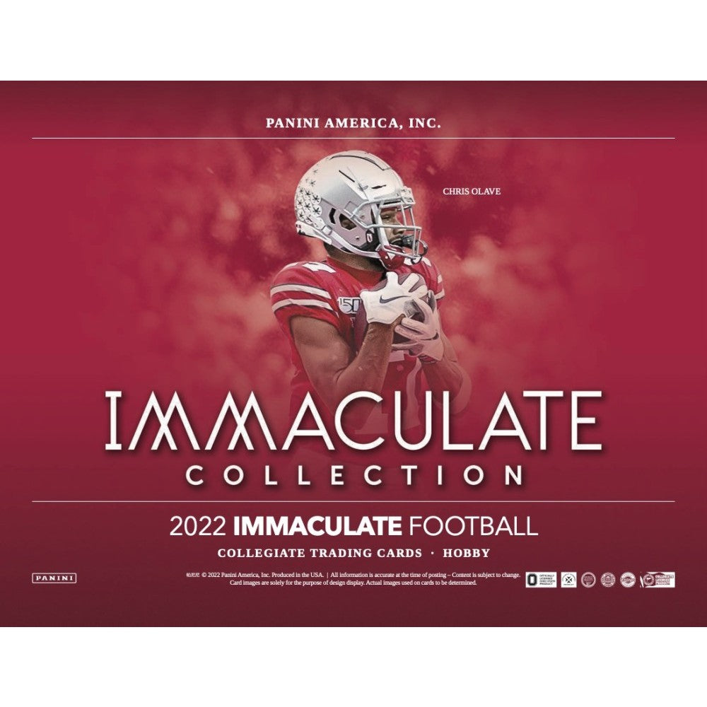 2022 Panini Immaculate Collegiate Football Hobby Box