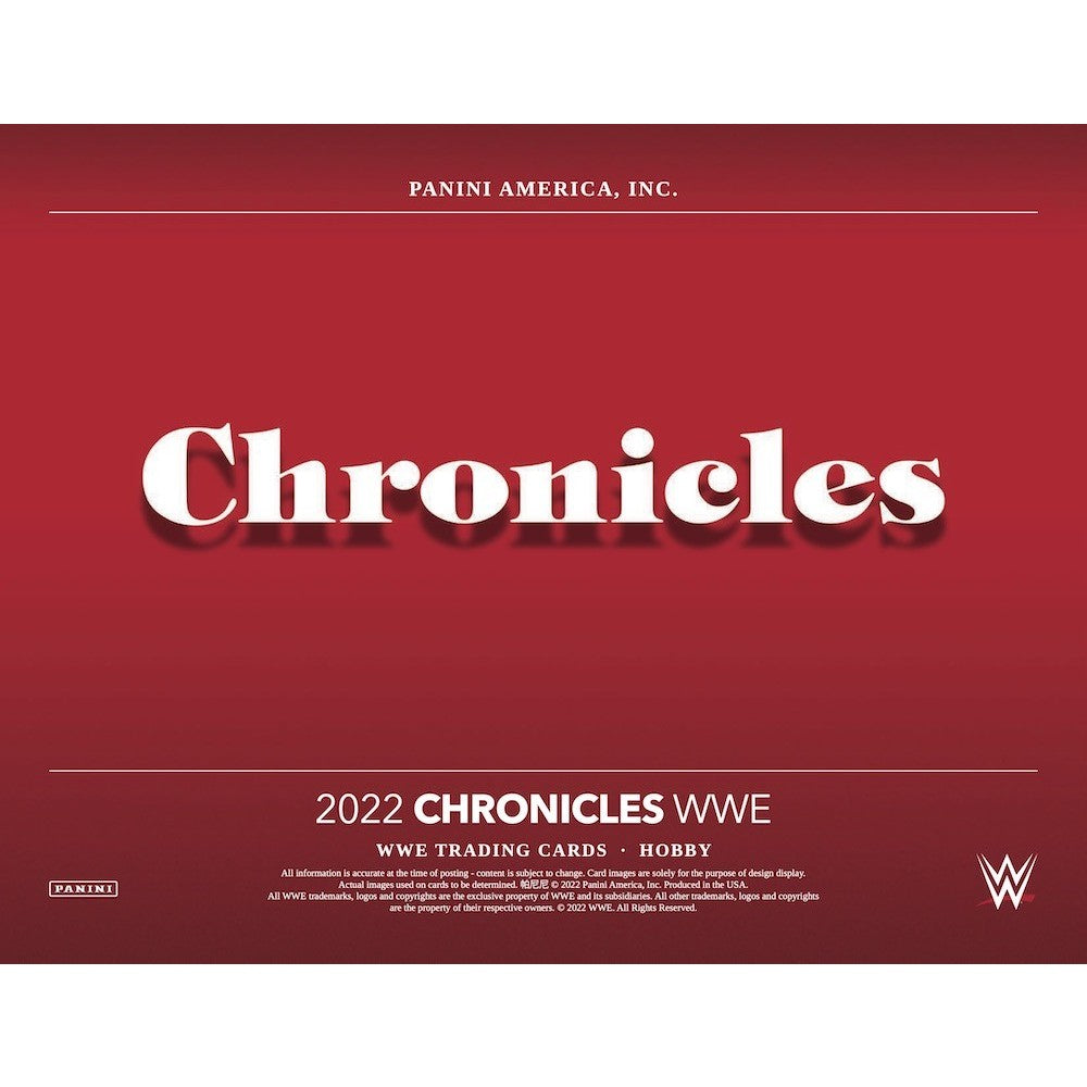 2022 Panini Chronicles WWE Hobby Box