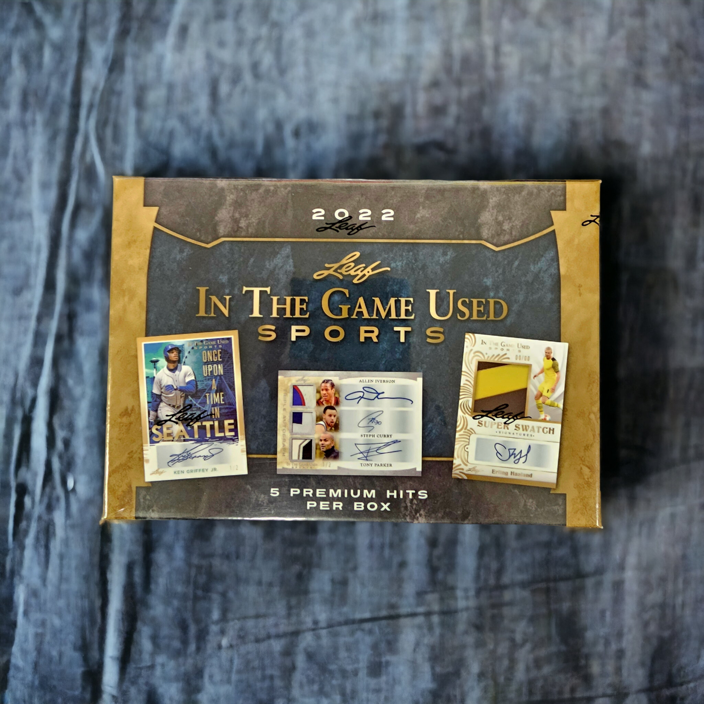 2022 Leaf In The Game Used Sports Hobby Box