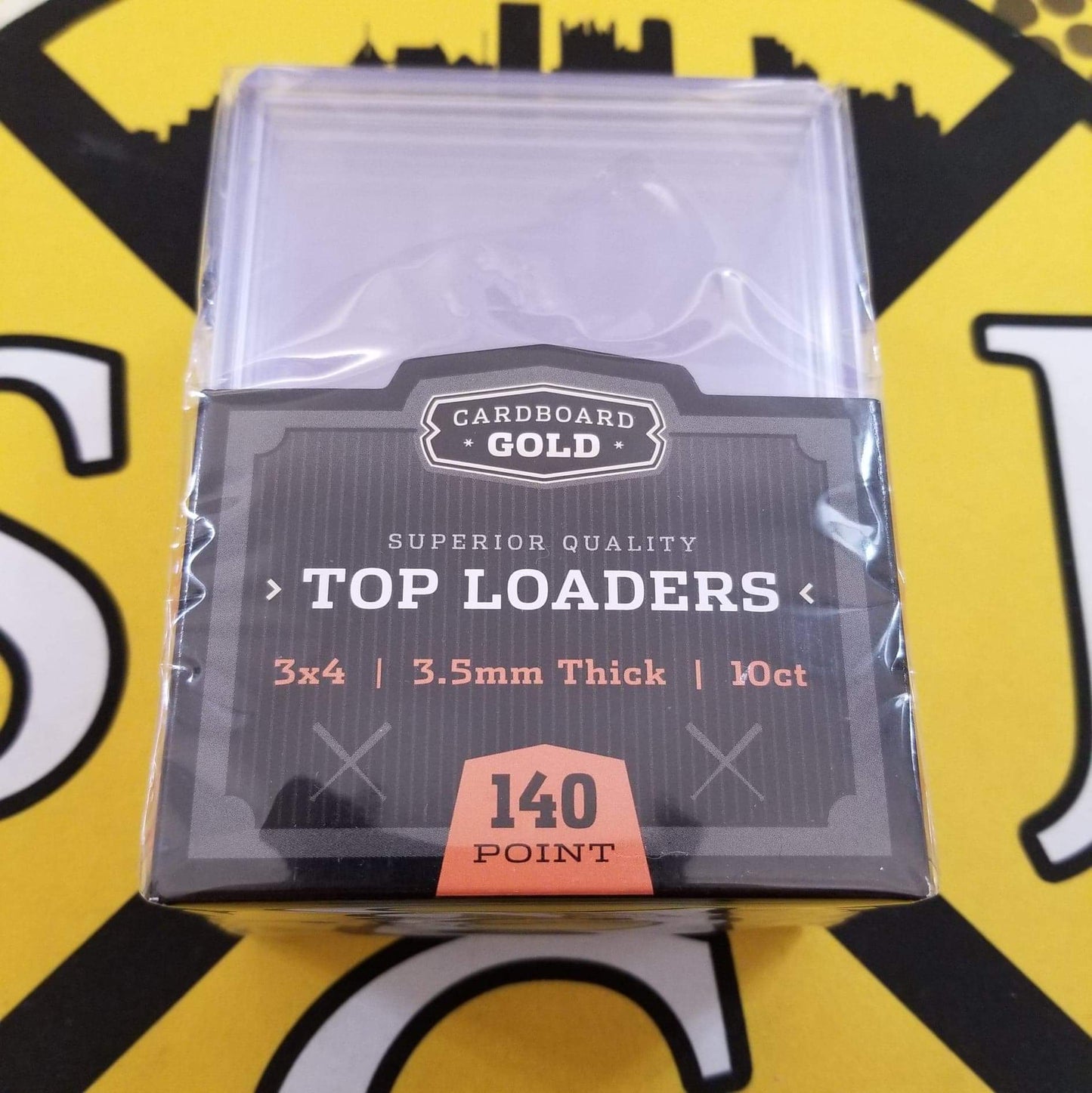 Cardboard Gold 140 pt Topload 10 Count