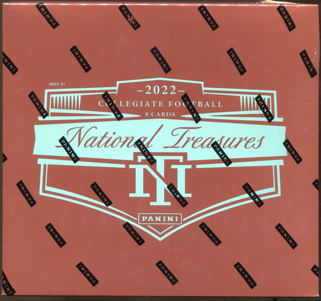 2022 Panini National Treasures Collegiate Football Hobby Box