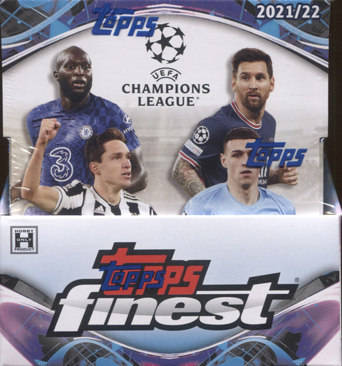 2021-22 Topps Finest UEFA Champions League Soccer Hobby Box